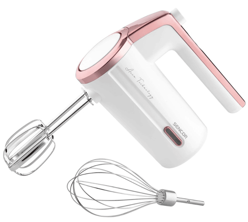 Aku šlehač Sencor, 3 rychlosti, 2 nástavce