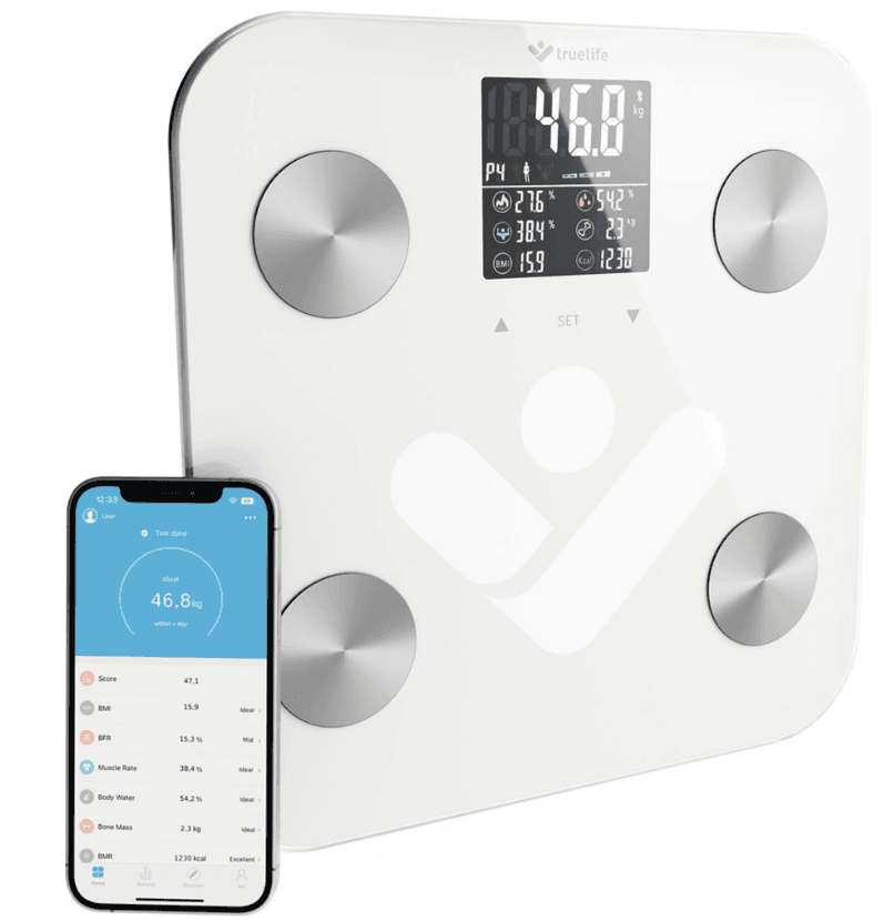 Chytrá váha Truelife, 19 indexů, 8 uživatelů
