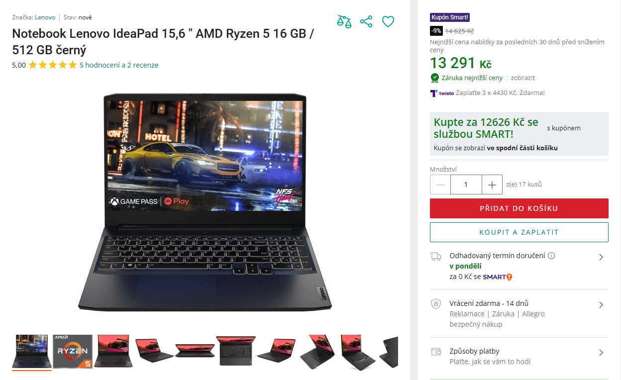 Lenovo, 4,2GHz, 16GB RAM, Nvidia 4GB