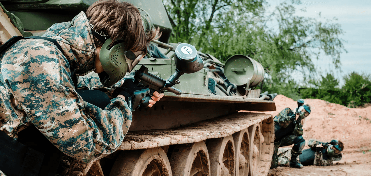 4 hodiny paintballu pro 1 osobu