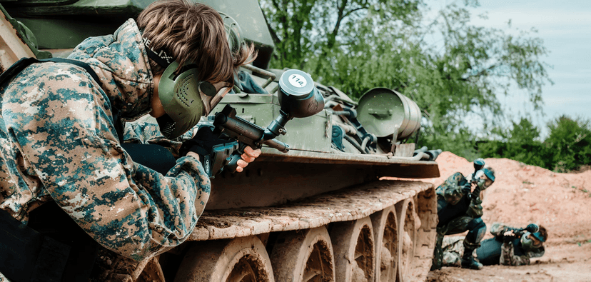 4 hodiny paintballu pro 1 osobu