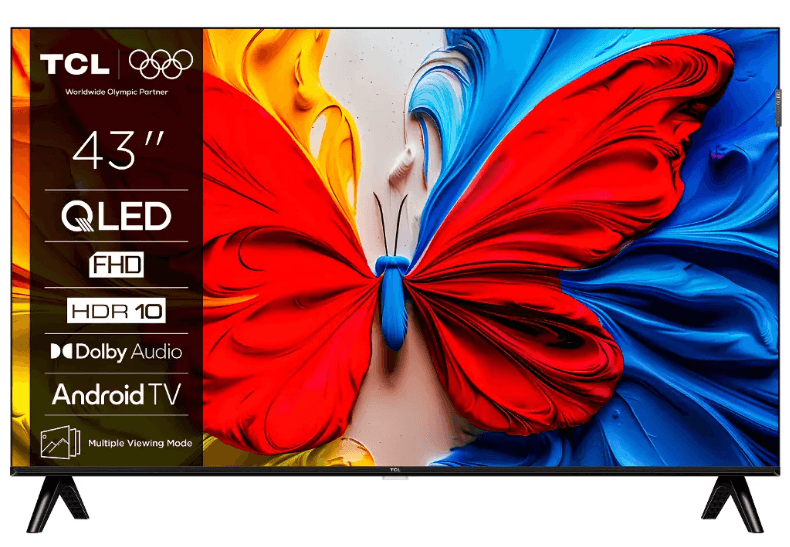 Full HD QLED Smart TV, 109 cm, TCL