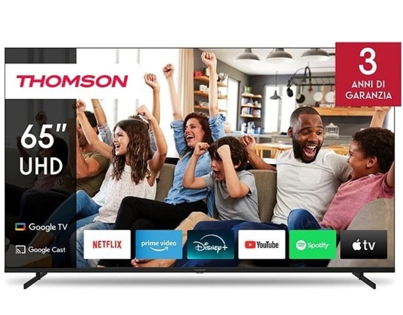 4K Google TV, 165cm, Thomson