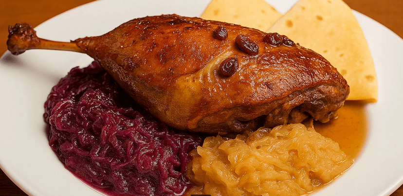 3chodové svatomartinské menu i pivní speciál Harmonie 13° pro 2 osoby 