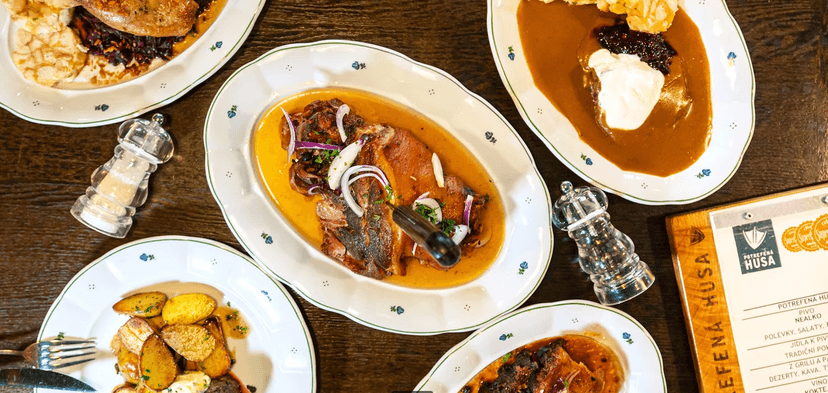 Otevřený voucher do restaurace Potrefená husa