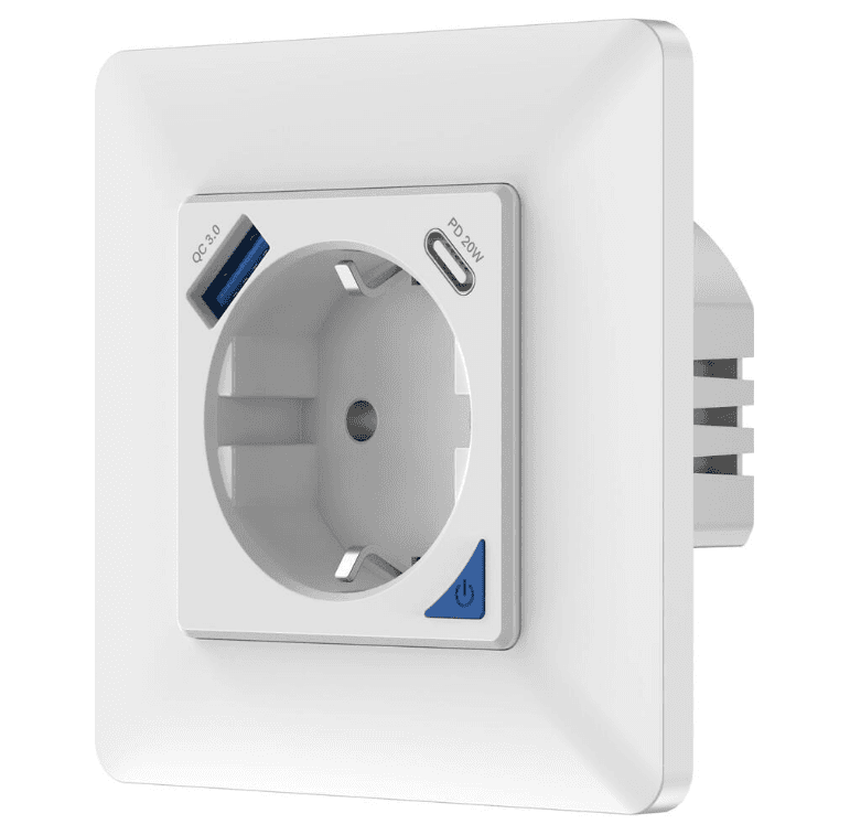 Chytrá vnitřní zásuvka Immax, USB 20W, apk