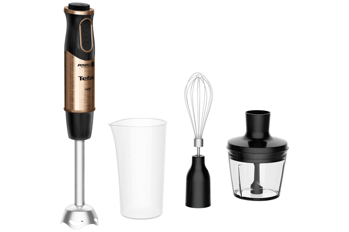 Tyčový mixér Tefal 3v1, mixér, šlehač a sekáček