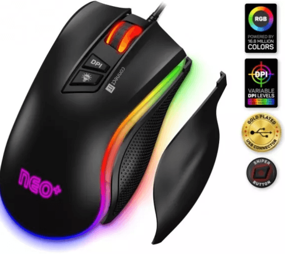 Herní myš Connect IT Neo+, RGB 