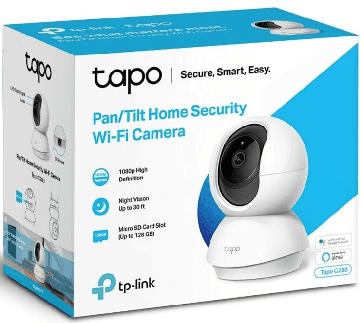 2K kamera Tapo, pohyb, detekce, noc