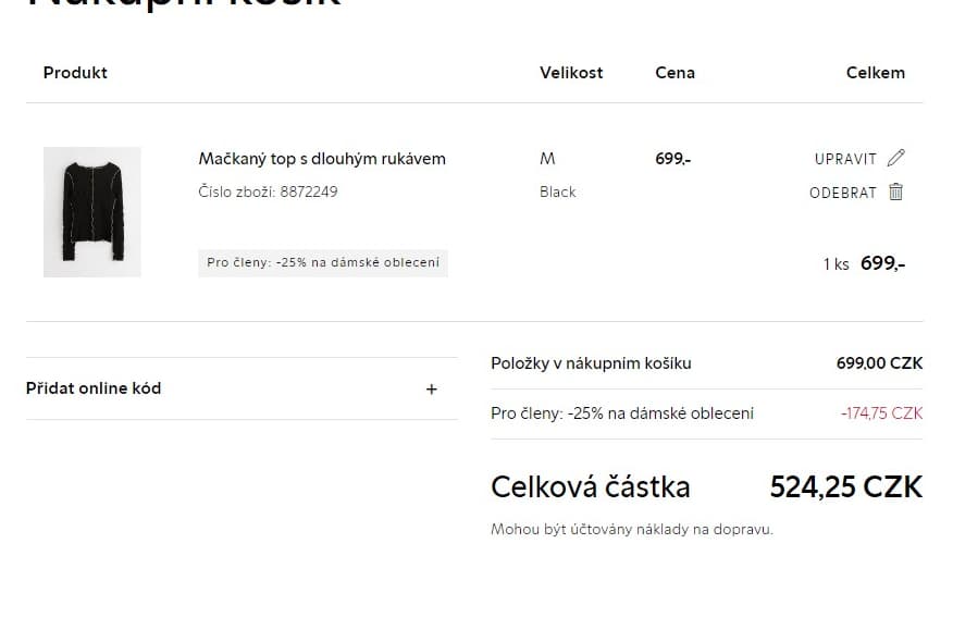 Extra -25% na dámské oblečení a spodní prádlo