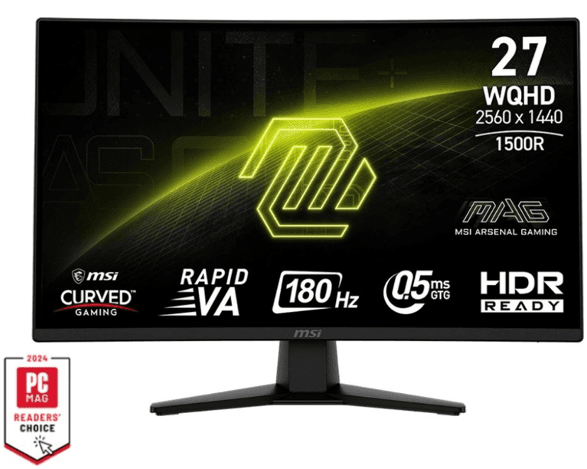 Herní prohnutý PC monitor MSI 27"