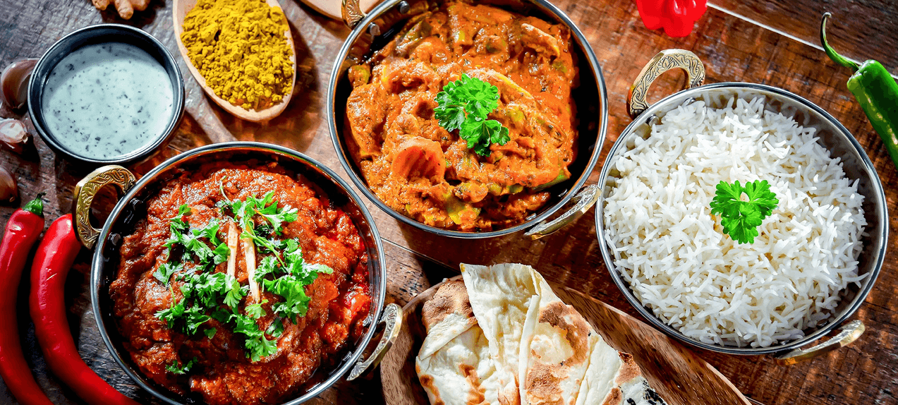 3chodové indické menu podle výběru