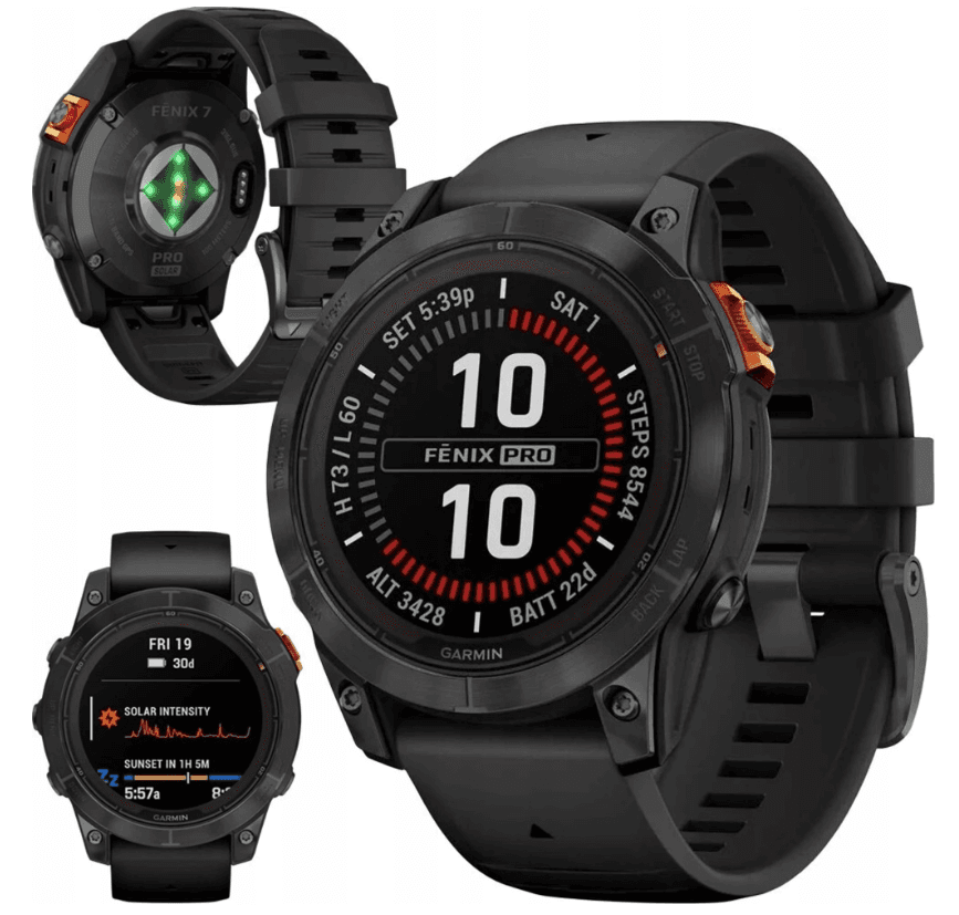 Smart multisport hodinky s GPS Garmin fenix 7 Pro Solar