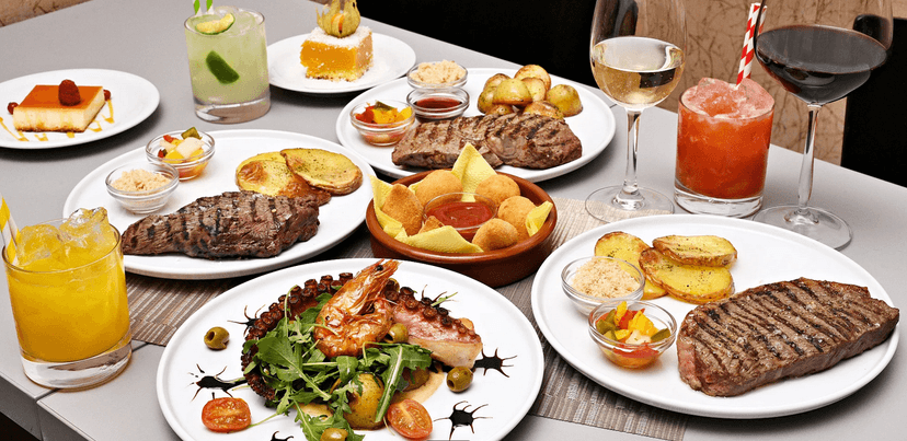 Luxusní brazilské 4chodové degu menu i s vínem Malbec či Chardonnay 