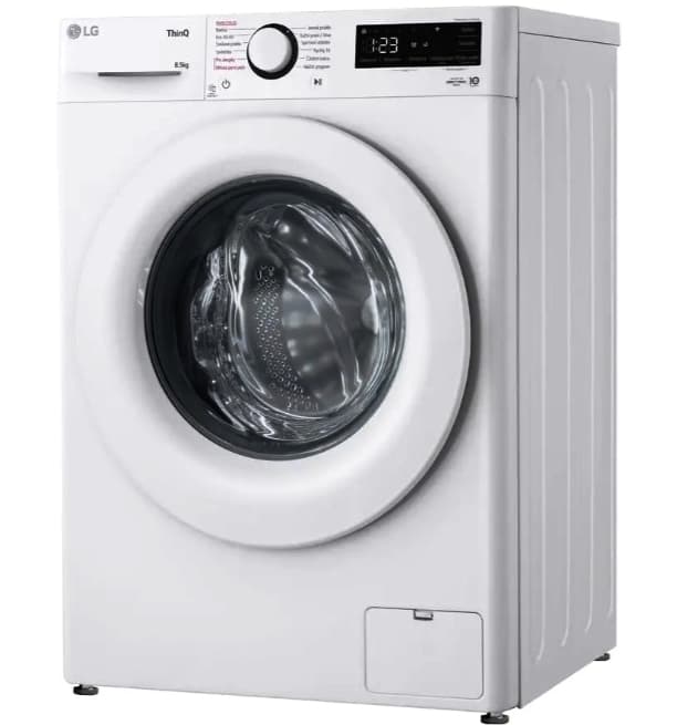 Úzká parní pračka LG 8,5kg, 1200ot.