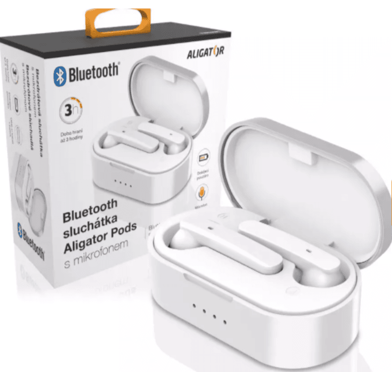 BT sluchátka Aligator pods, 20 hodin