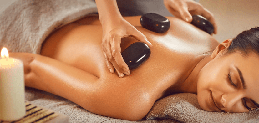 90min. masáž lávovými kameny pro 1 osobu