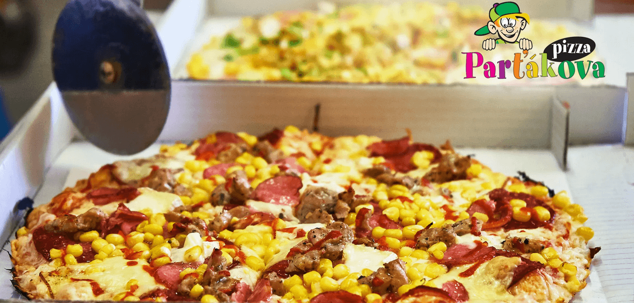 2× Parťákova pizza s rozvozem domů 
