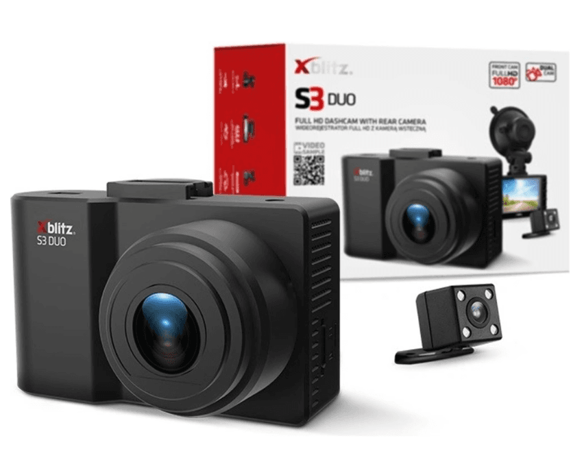 Autokamera Xblitz S3 DUO přední i zadní