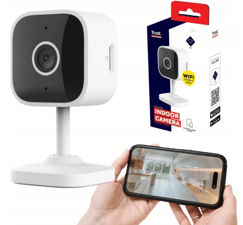 Vnitřní IP Wifi kamera Trust, mikrofon