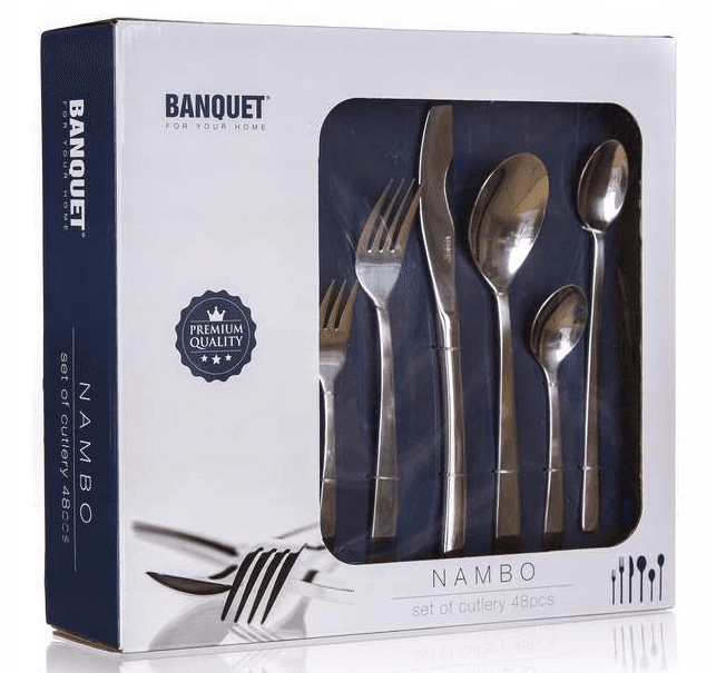 48 dílná sada elegantních příborů Banquet NAMBO