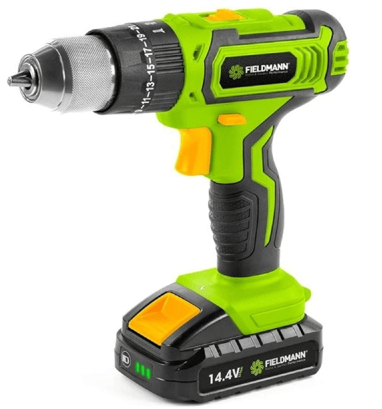 Aku šroubovák / vrtačka Fieldmann, baterie