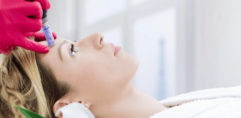 Mikrojehličková mezoterapie obličeje nebo dekoltu