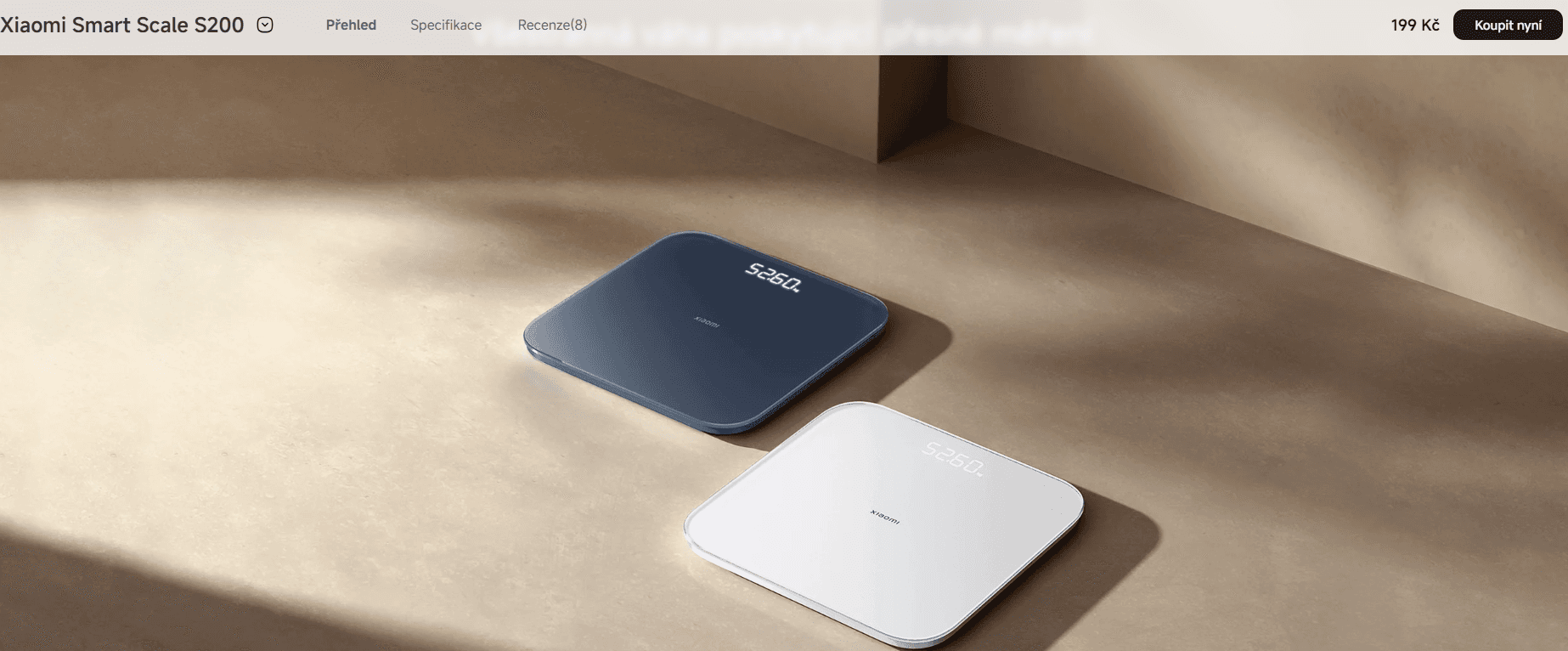 Chytrá diagnostická váha Xiaomi, BMI