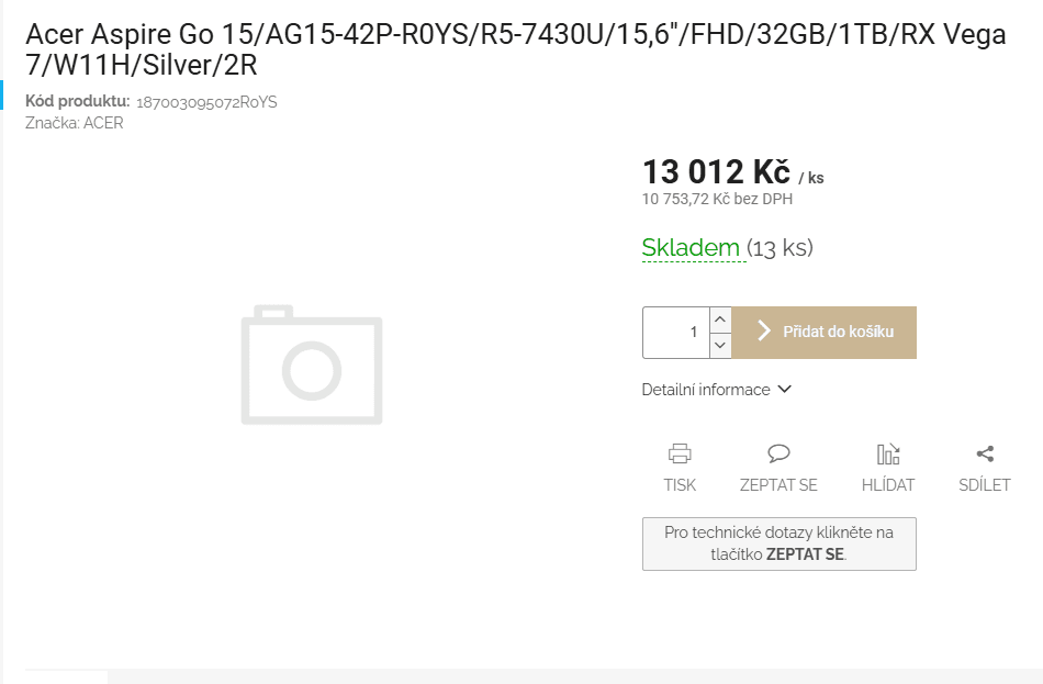 Acer 4,3GHz, 32GB RAM, 1TB SSD, 15,6"