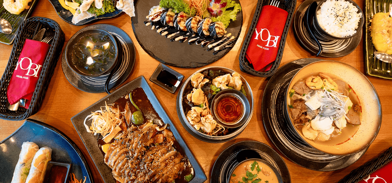 Asijské degustační menu o 4 chodech podle výběru pro 2 osoby