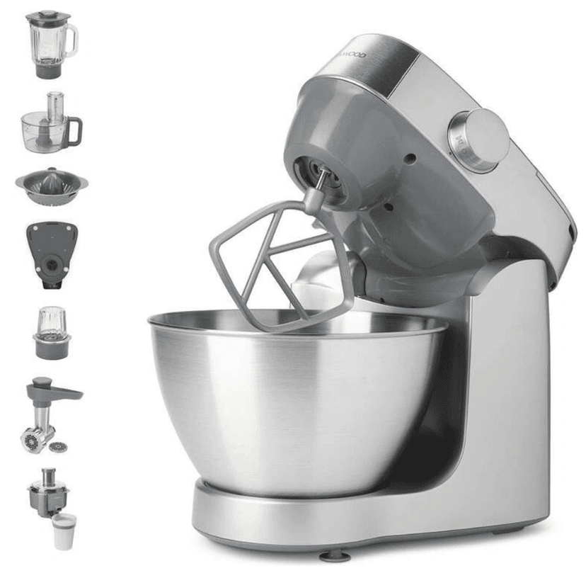 Kuchyňský robot Kenwood 4,3 l, planetární, váha, vybavení