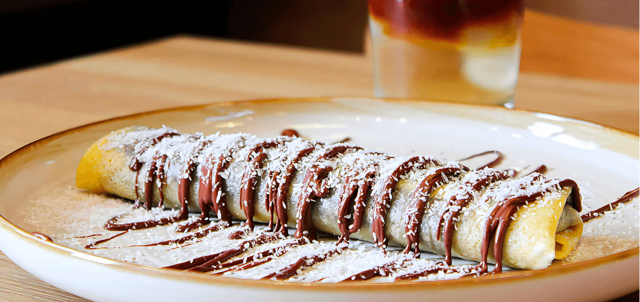 Palačinka s kávou pro 2 osoby 