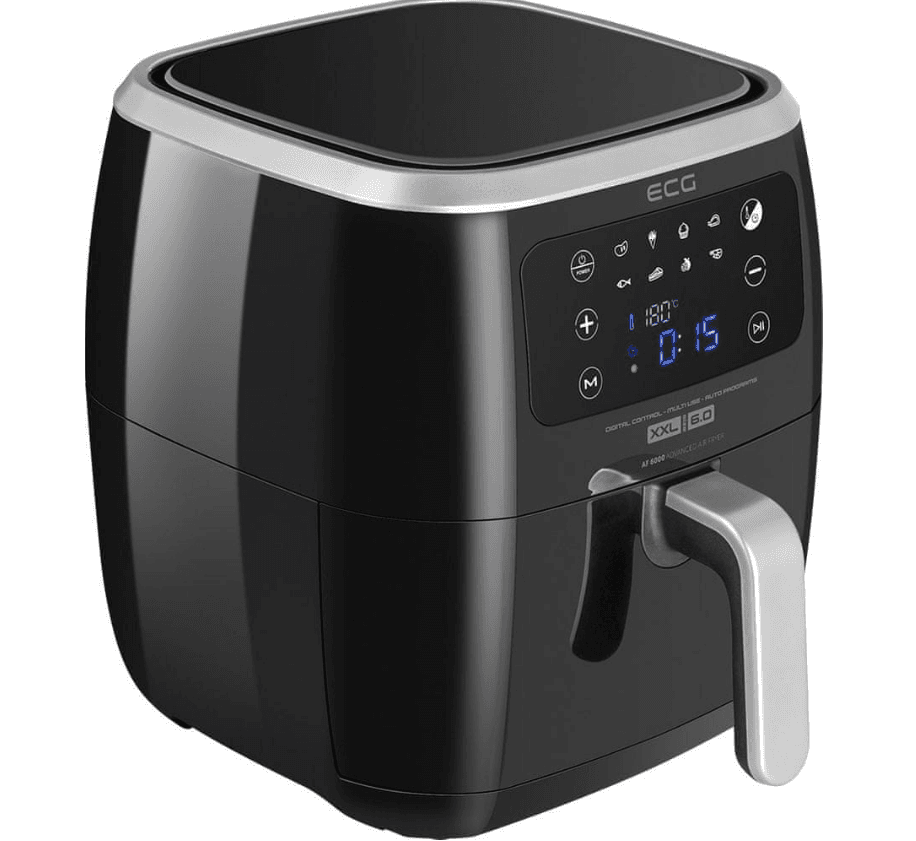 Horkovzdušná fritéza ECG 6 l., 8 programů