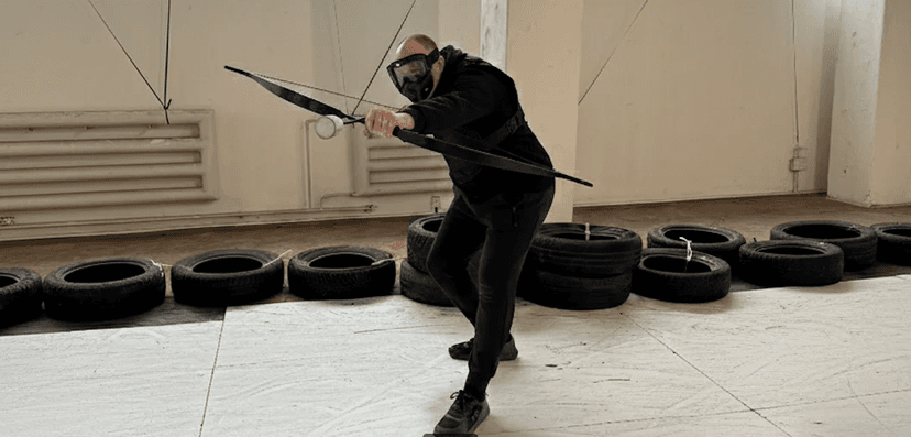 Archery war v kryté hale pro 1 až 10 osob: týmová zábava i špetka adrenalinu