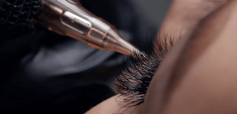 Permanentní make-up meziřasových očních linek 