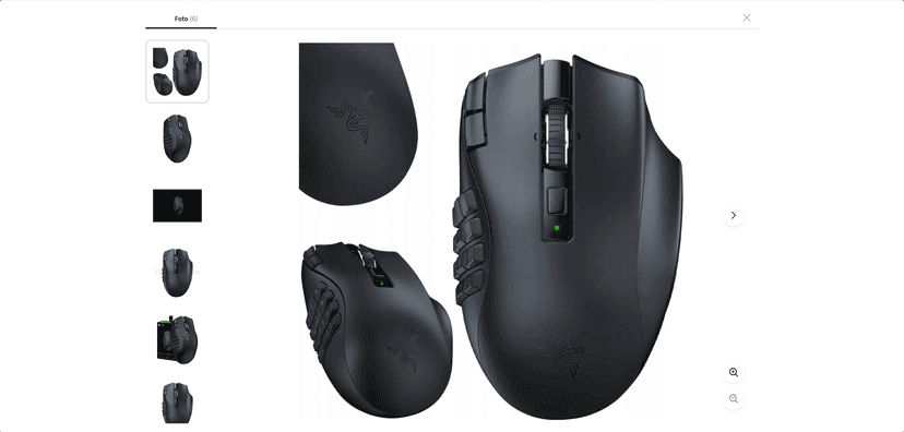 Herní BT myš Razer Naga V2 HyperSpeed