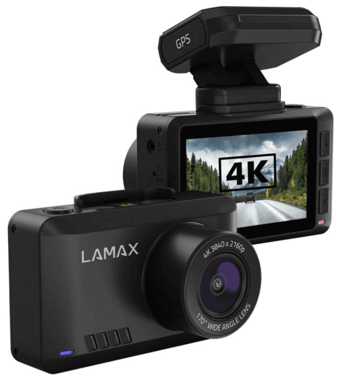 Autokamera LAMAX T10 4K GPS (s hlášením radarů), Wifi