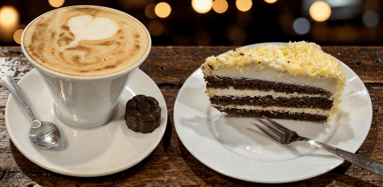 Dvě kávy dle výběru nebo perníčkové latté v kavárně v centru Loun 