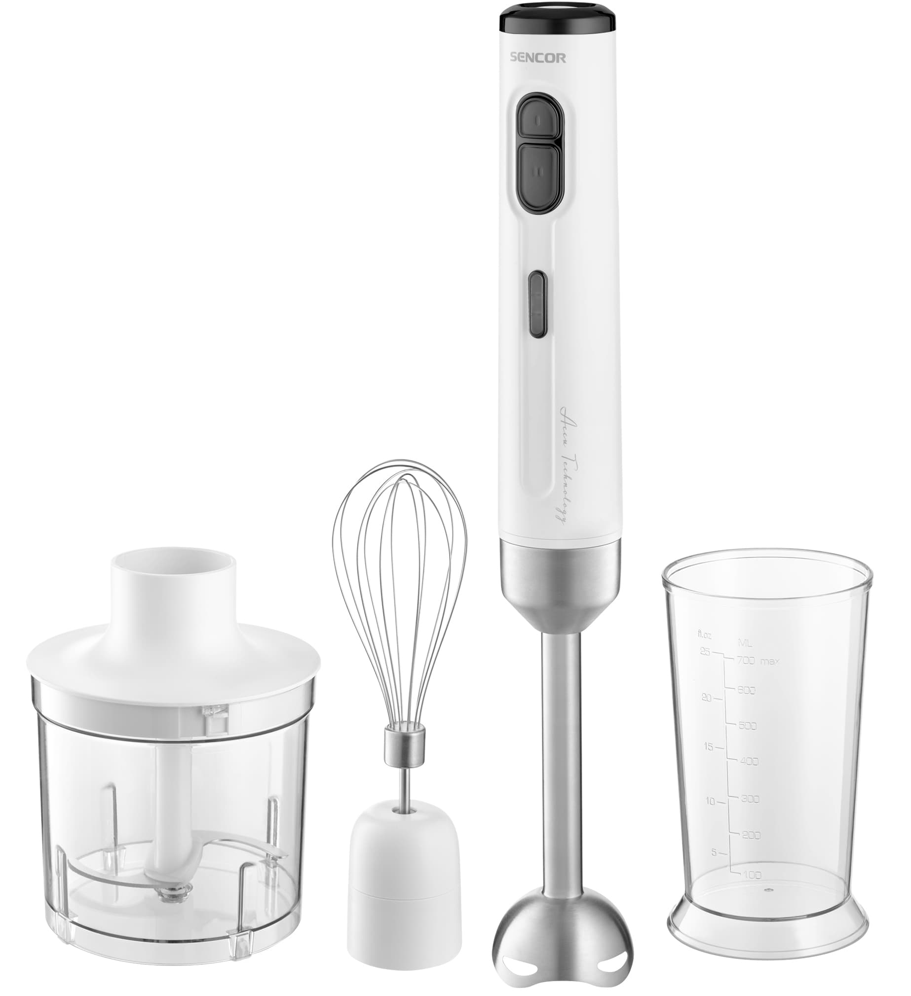 AKU tyčový mixér / šlehač Sencor 2 rychlosti