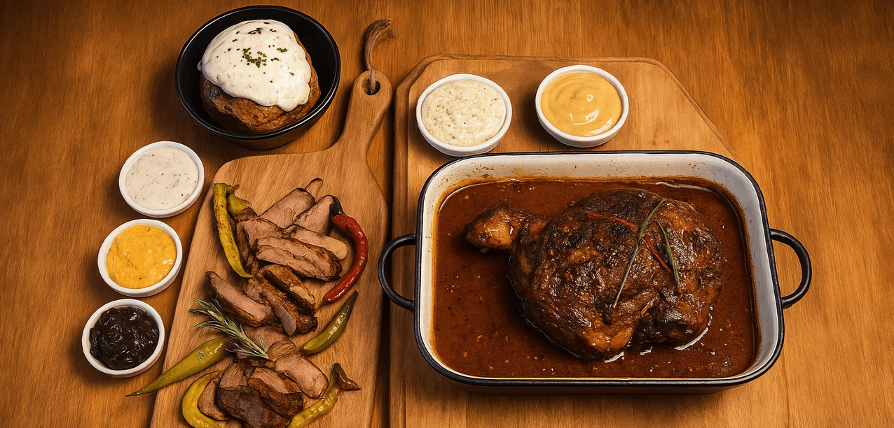 Masové prkno (2100 g) včetně 1 kg kolene 