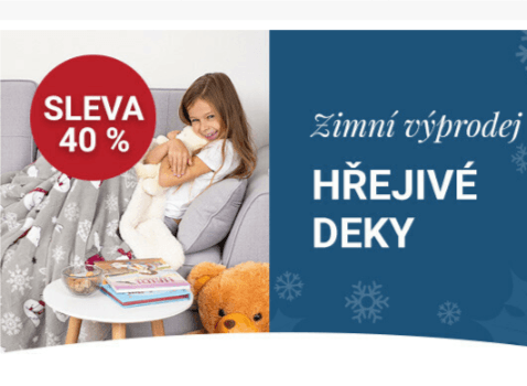 Sleva 40% na kategorii Deky
