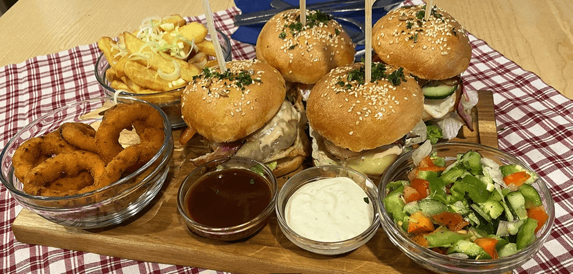 Miniburgery pro 2 osoby