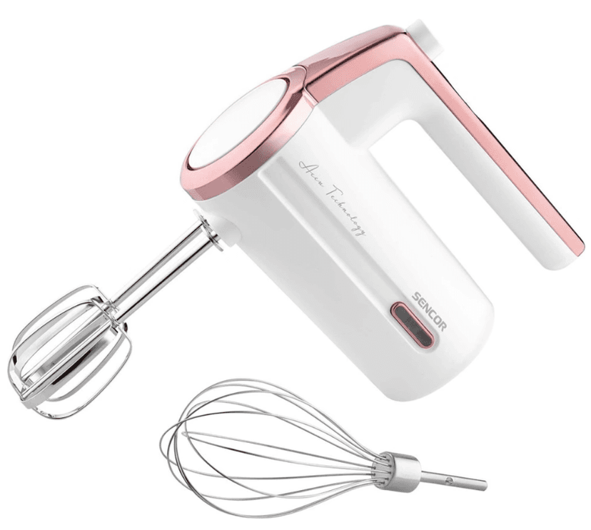 Aku šlehač Sencor, 3 rychlosti, 2 nástavce