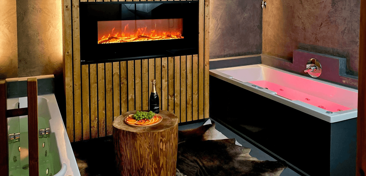 Privátní wellness: vířivá vana, masérna, zážitková místnost pro páry i lahev sektu 