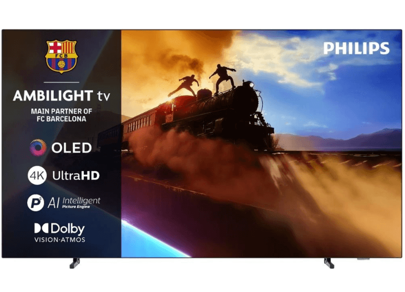 OLED 4K TV, Atmos, Ambilight, 139 cm, Philips