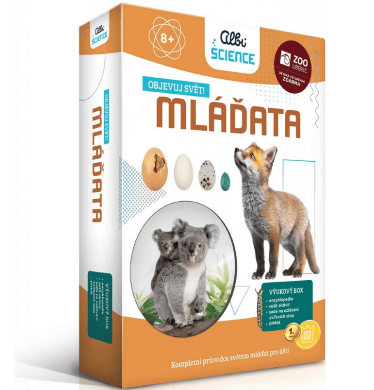 Kniha ALBI Mláďata Objevuj svět