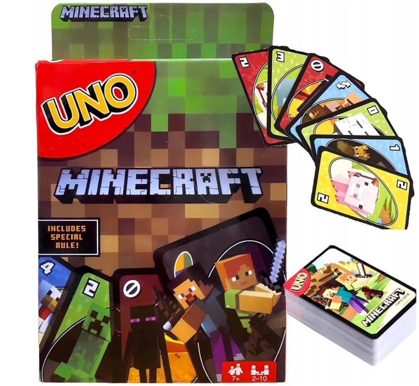 Karetní hra Mattel Uno Minecraft