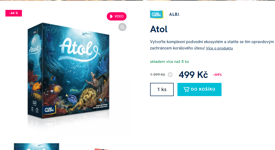 Desková hra Albi Atol