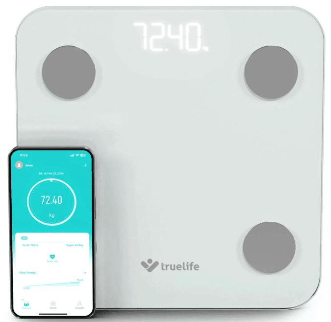 Chytrá diagnostická váha Truelife, 20 indexů