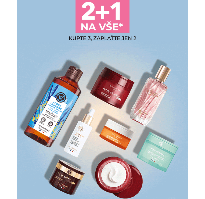 YvesRocher - 2+1 zdarma na vše